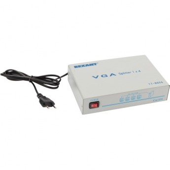 Делитель REXANT гнездо VGA на 4 гнезда VGA металл
