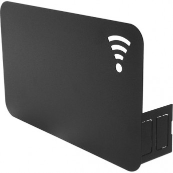 Держатель для хранения роутера REXANT с регулировкой размеров, настенный, черный Держатель для хранения роутера REXANT с регулировкой размеров, настенный, черный