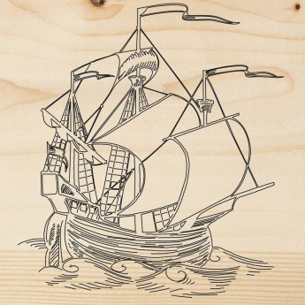 Доска для выжигания REXANT «КАРАВЕЛЛА», 150х150 мм, 1 шт., пакет Доска для выжигания REXANT «КАРАВЕЛЛА», 150х150 мм, 1 шт., пакет