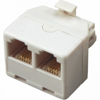 Двойник телефонный REXANT UTP RJ-14(6P4C) (штекер - 2 гнезда) Двойник телефонный REXANT UTP RJ-14(6P4C) (штекер - 2 гнезда)