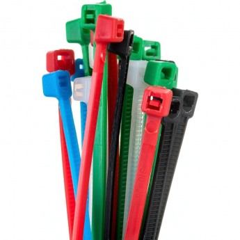 Хомут-стяжка REXANT нейлоновая 100x2,5мм, цветная (25 шт/уп) Хомут-стяжка REXANT нейлоновая 100x2,5мм, цветная (25 шт/уп)