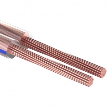 Кабель акустический REXANT BLUELINE 2х2.50 мм² прозрачный 20 м