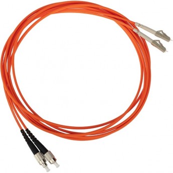 Патч-корд оптический REXANT переходной (MM), 50/125 (OM2), LC/UPC-FC/UPC, (Duplex), LSZH, 3м Патч-корд оптический REXANT переходной (MM), 50/125 (OM2), LC/UPC-FC/UPC, (Duplex), LSZH, 3м