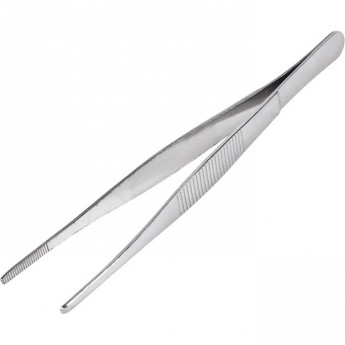 Пинцет прямой REXANT, рифленый 160 мм (блистер)