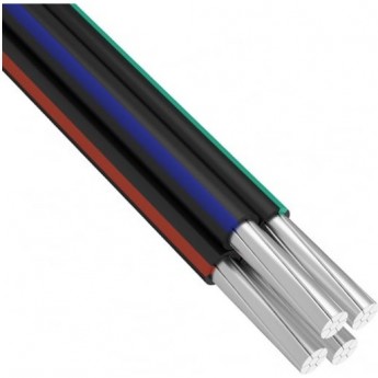 Провод REXANT СИП-4 4x16.0 мм² 25 м