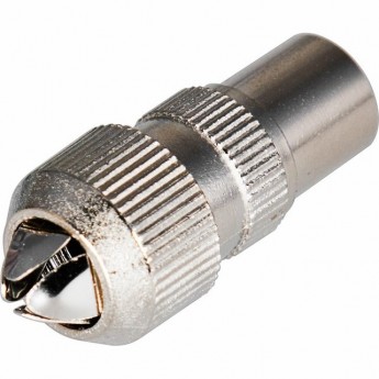 Разъем REXANT штекер TV без пайки металл орех