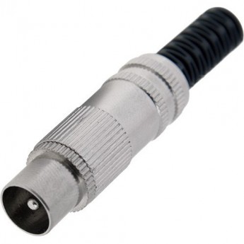 Разъем REXANT штекер TV никель без пайки