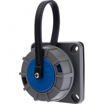 Розетка настенная REXANT фланцевая влагозащищенная с крышкой 16 А, 2Р+РЕ, IP68 Розетка настенная REXANT фланцевая влагозащищенная с крышкой 16 А, 2Р+РЕ, IP68