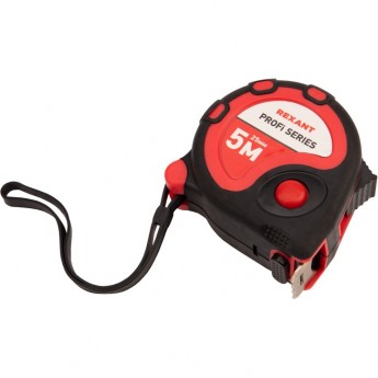 Рулетка измерительная REXANT ПРОФИ прорезиненный корпус 5 м х 25 мм