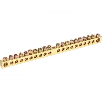 Шина REXANT PEN «земля-ноль» 6х9 мм 20/1 (20 групп/крепеж по центру) Шина REXANT PEN «земля-ноль» 6х9 мм 20/1 (20 групп/крепеж по центру)