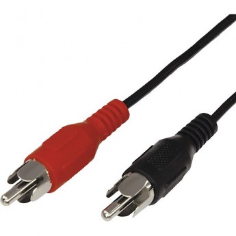 Шнур REXANT 2 RCA - 2 RCA 7 м черный