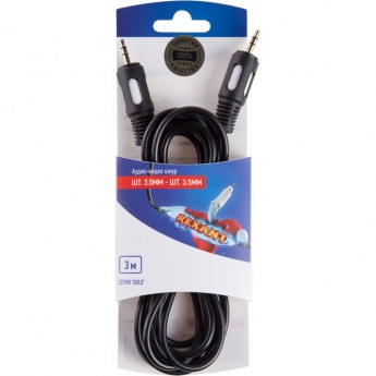 Шнур стерео REXANT штекер 3.5 мм - стерео штекер 3.5 мм 3m Шнур стерео REXANT штекер 3.5 мм - стерео штекер 3.5 мм 3m