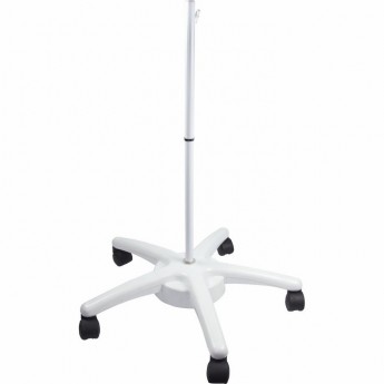 Стойка REXANT напольная мобильная для луп с подсветкой пятилучевая белая