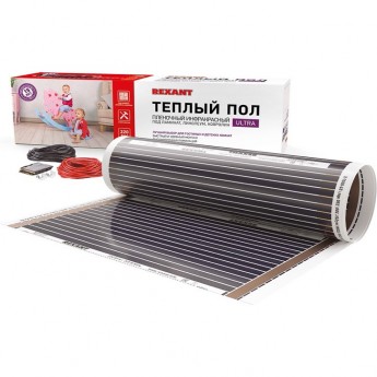 Теплый пол REXANT ULTRA RXM 220 пленочный 11 м² 2420 Вт Теплый пол REXANT ULTRA RXM 220 пленочный 11 м² 2420 Вт