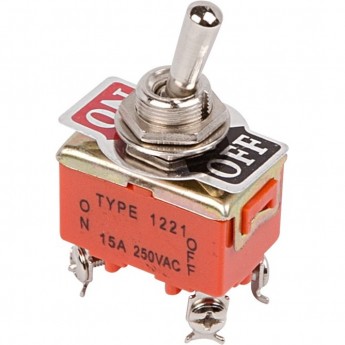 Тумблер REXANT 15А (4c) двухполюсный