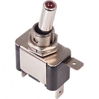 Тумблер REXANT ASW-07D 12V 20А однополюсный с красной подсветкой